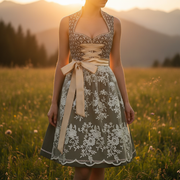 Emerald Grace Dirndl Green Dress - Oktoberfest