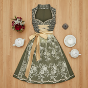 Emerald Grace Dirndl Green Dress - Oktoberfest